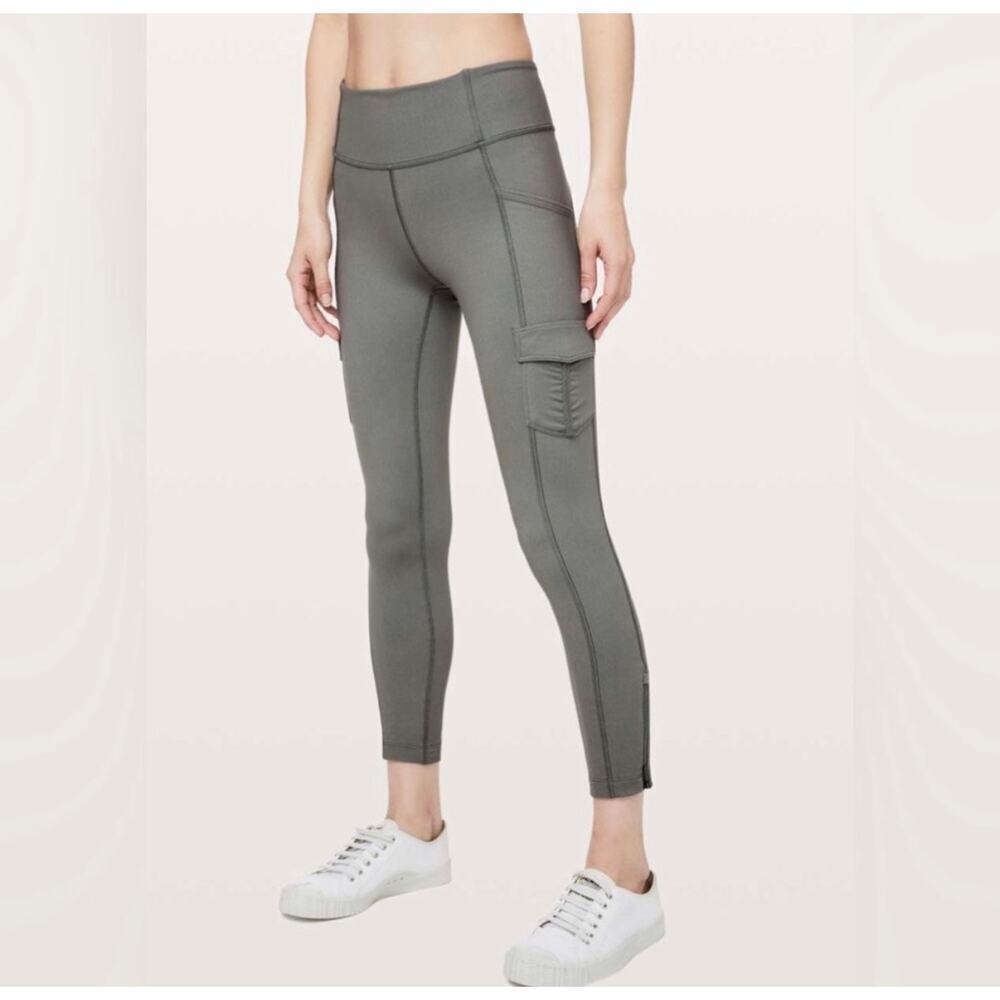Lululemon Scenic Route ⅞ Cargo Legging Pant Size 6